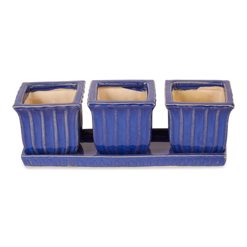 Durable ceramic blue square - ceramic,