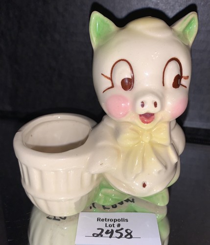 Vintage porky pig - porky, ceramic