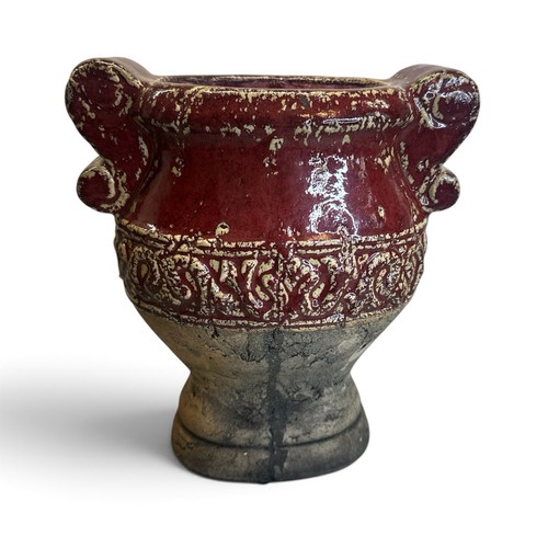 Vtg decorative red glazed - vtg,